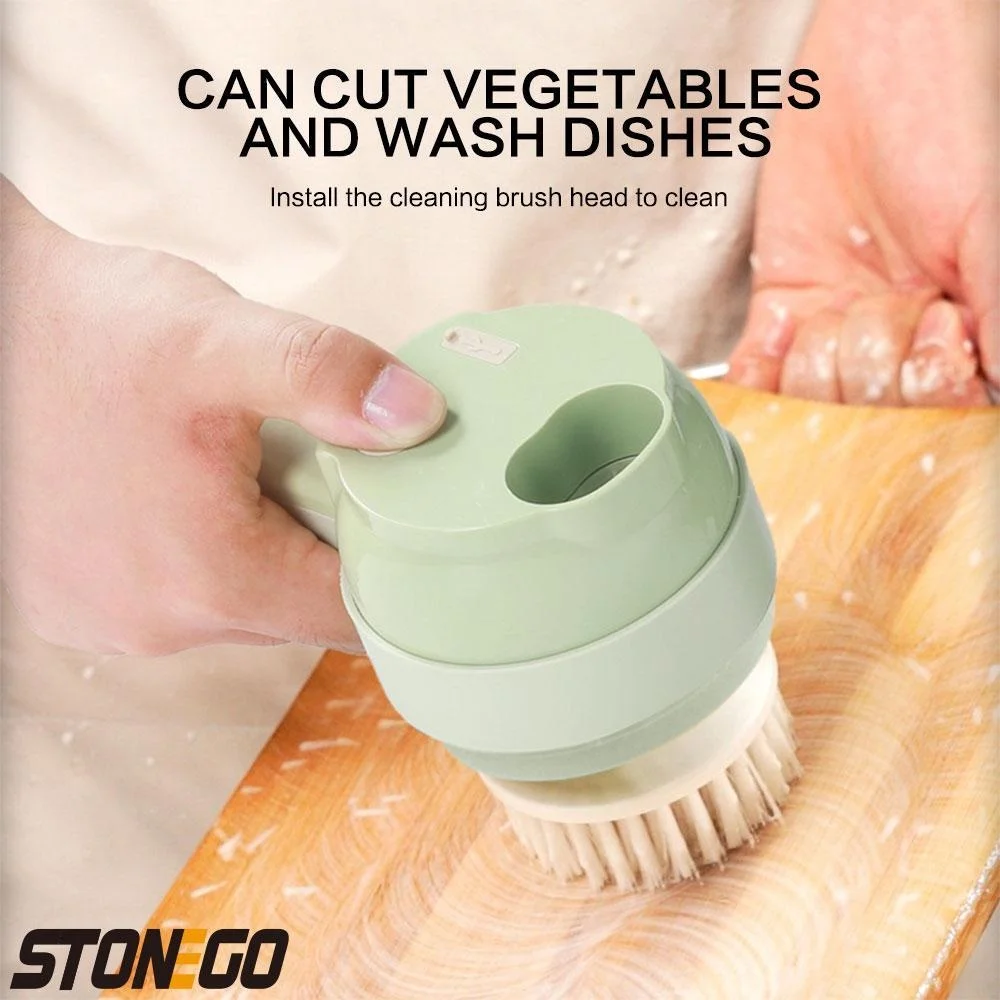 4-in-1 Cordless Electric Vegetable Chopper, Rechargeable Food Processor for Meat, Garlic, Onions & Peppers thumbnail 5