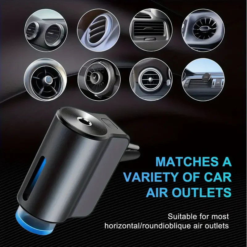Car air freshener, three intensity adjustable, car aroma diffuser, portable freshener perfume fragrance thumbnail 4