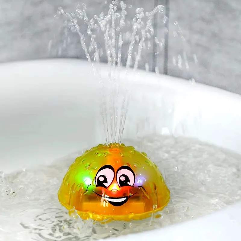 Bath Toy Ball Spray Light Rotating Shower Pool Children Toys Children Toddler Swimming Party Bathroom LED Light Toy Gift thumbnail 3