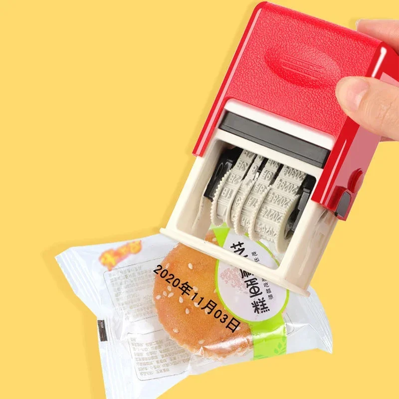 2026 New Planner Date Stamp DIY Handle Account Stamps Stamping Mud Set Mini Self-Inking For Office Escolar Supplies Emboss thumbnail 2