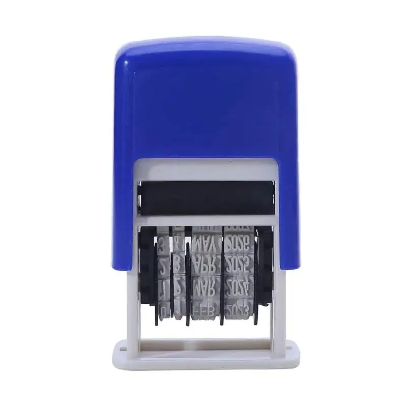 2026 New Planner Date Stamp DIY Handle Account Stamps Stamping Mud Set Mini Self-Inking For Office Escolar Supplies Emboss thumbnail 6