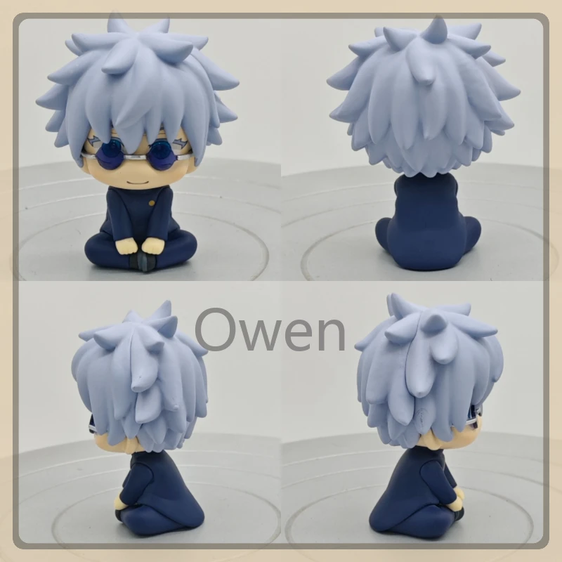 Gojo Satoru Jujutsu Kaisen Anime Mini Fushiguro Megumi Figurine Itadori Yuji Action Figures PVC Q Version Collection Model Toys thumbnail 4