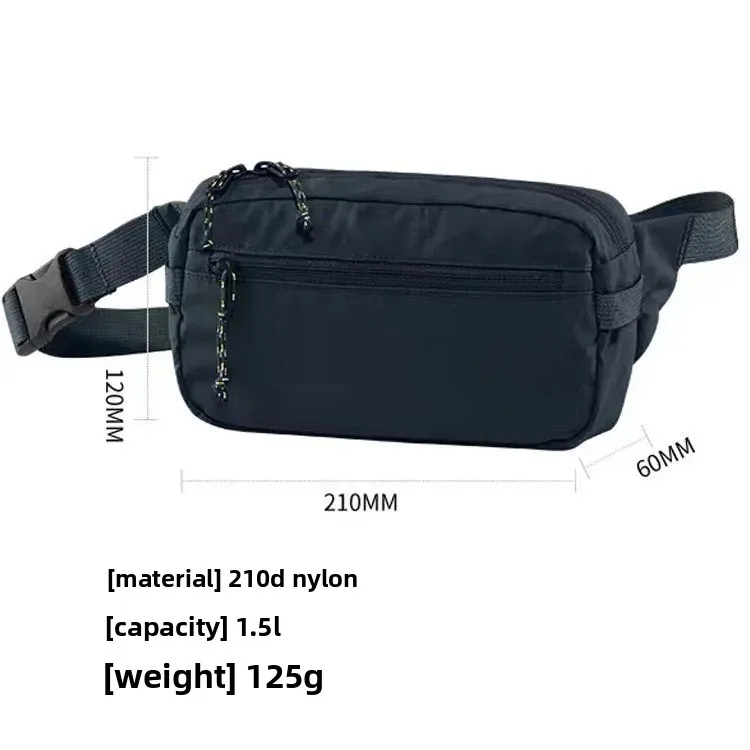 Fashionable Versatile Mini Shoulder Bag Portable Fitness Crossbody Waist Chest Bag for Men And Women Nylon Material thumbnail 4
