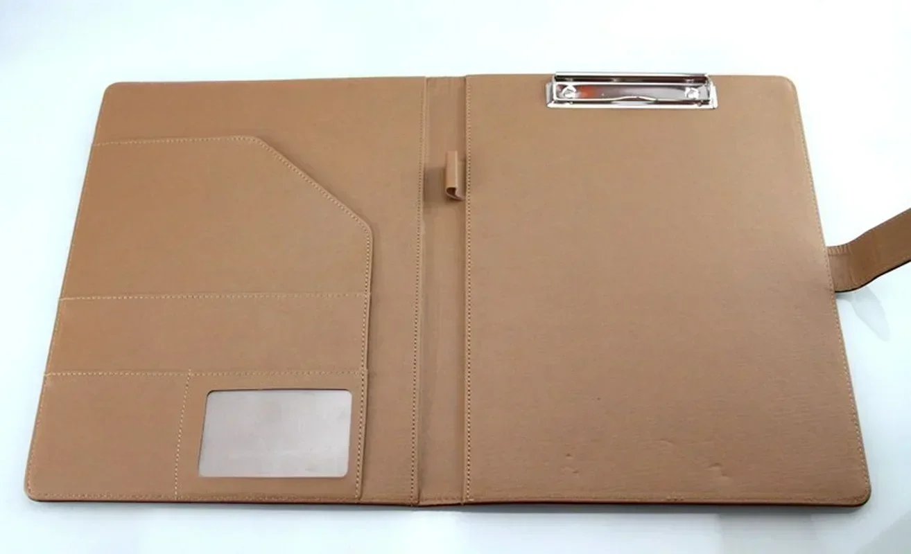 Multifunctional A4 Conference Folder Business Stationery PU Leather Contract File Folders Binder Office Supplies Desk Organizers thumbnail 6