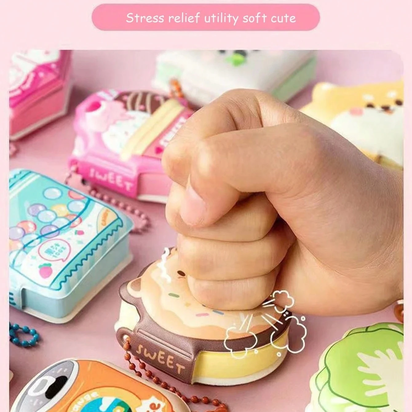 Cartoon Soft Silicone Cover Memo Pad Paper Sticky Notes Planner Sticker Dessert Game Series Notepad Office School Supplies 1Pcs thumbnail 3