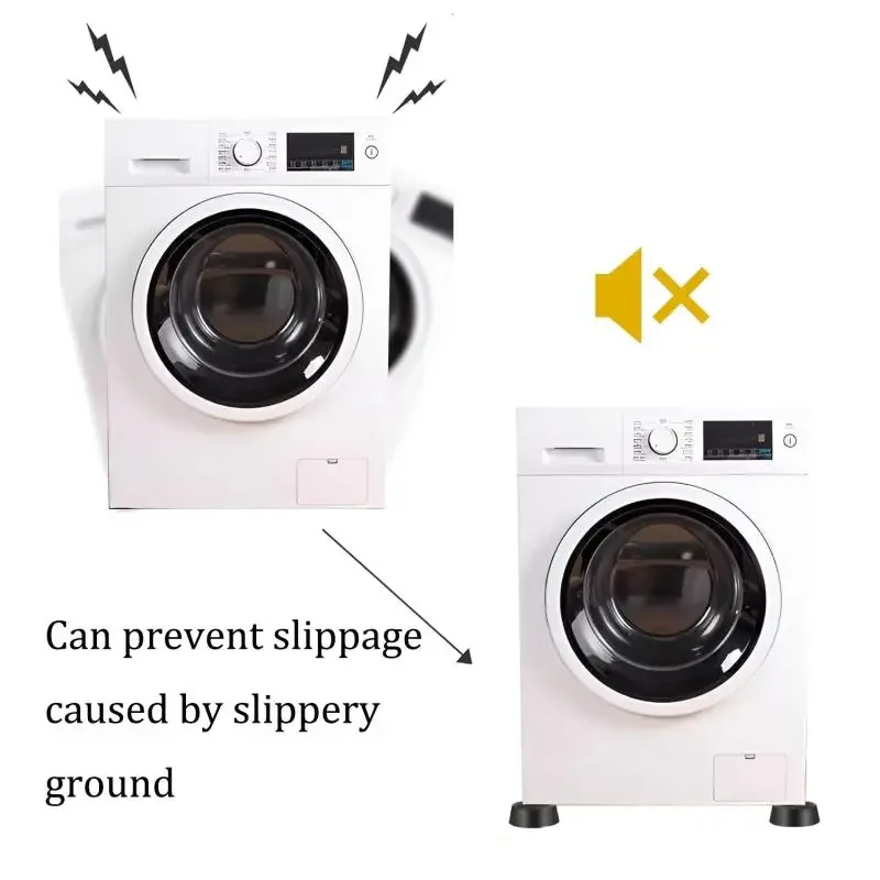 4/8Pcs Noise-reducing Furniture Anti Vibration Pads Rubber Feet for Washing Machine Universal Leg Base Mats thumbnail 3