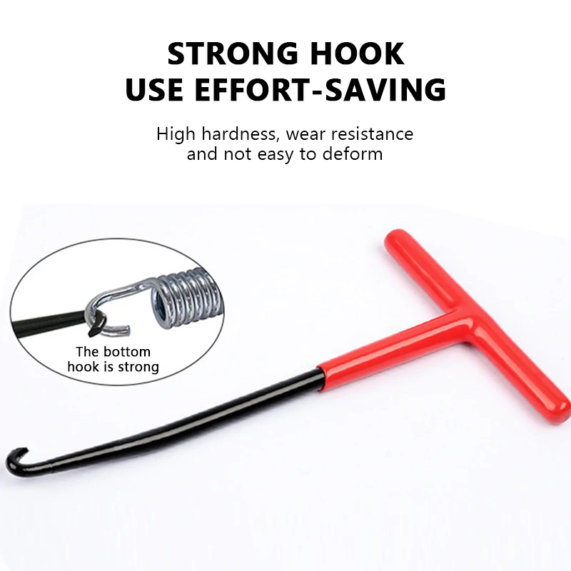 SEAMETAL 1pc Exhaust Spring Puller Tool Motorcycle Exhaust Spring Hooks T Handle Spring Hooks Wrench Spring Puller Removal Tools thumbnail 3