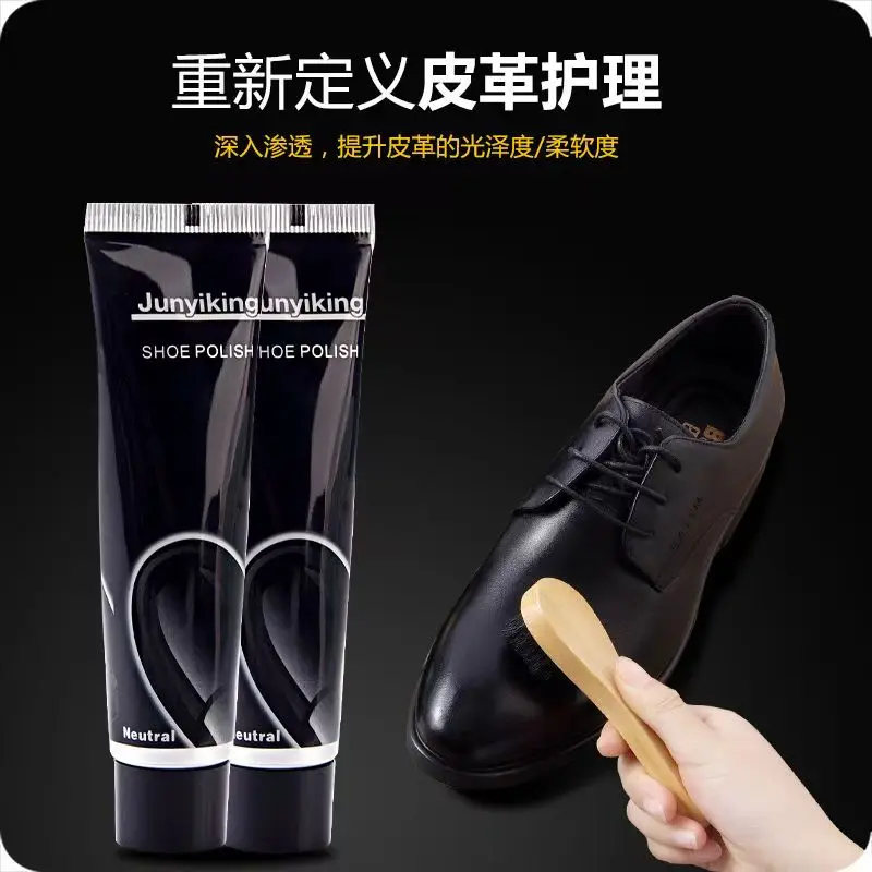 Professional Shoes Care kit Cleaner Set for Sneakers Leather Shoes Cleaning Polishing includes Shoehorn Shoe Polish Brush Cream thumbnail 4