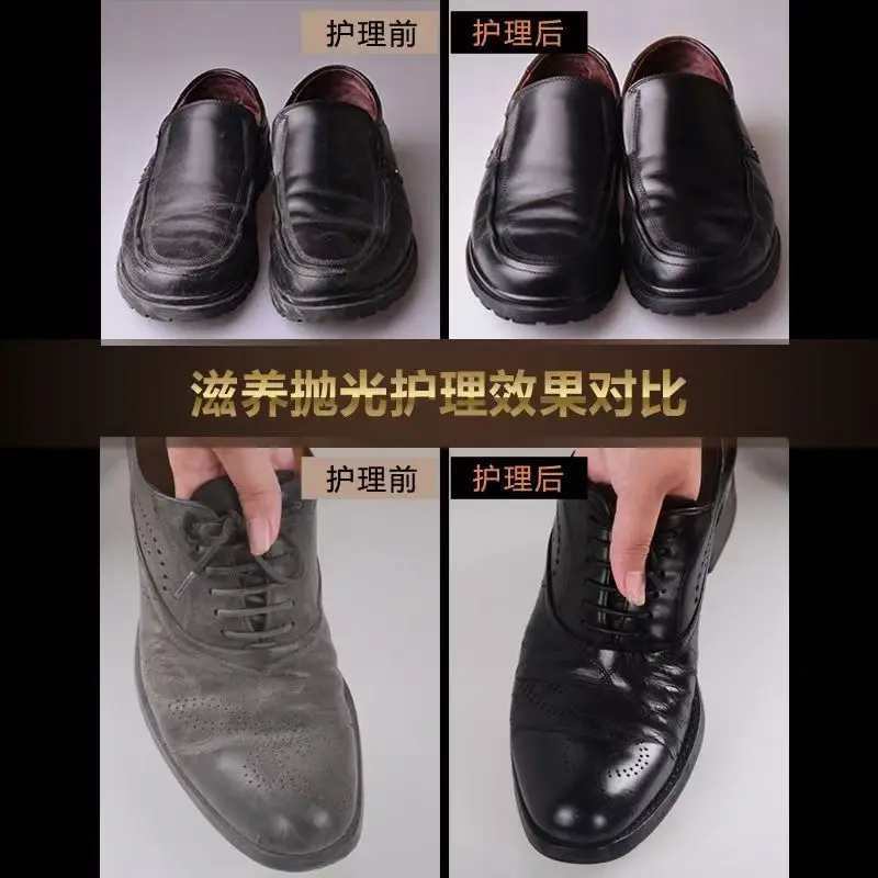 Professional Shoes Care kit Cleaner Set for Sneakers Leather Shoes Cleaning Polishing includes Shoehorn Shoe Polish Brush Cream thumbnail 6