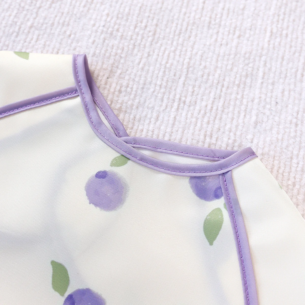 Kangobaby #My Soft Life# New Waterproof Baby Sleeveless Feeding Bib Fashion Full Body Cover thumbnail 3