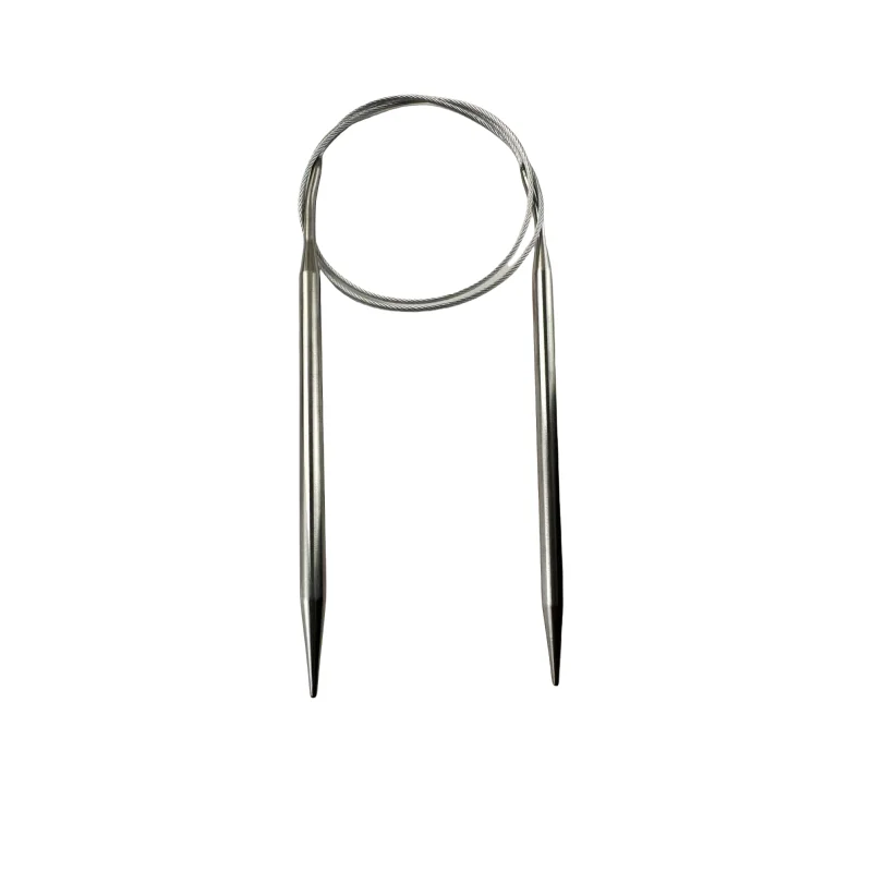 Stainless Steel Circular Knitting Needles 1.5-10mm Crochet Hooks Set Craft Tools DIY Weaving Needle Pins for Knitting thumbnail 6