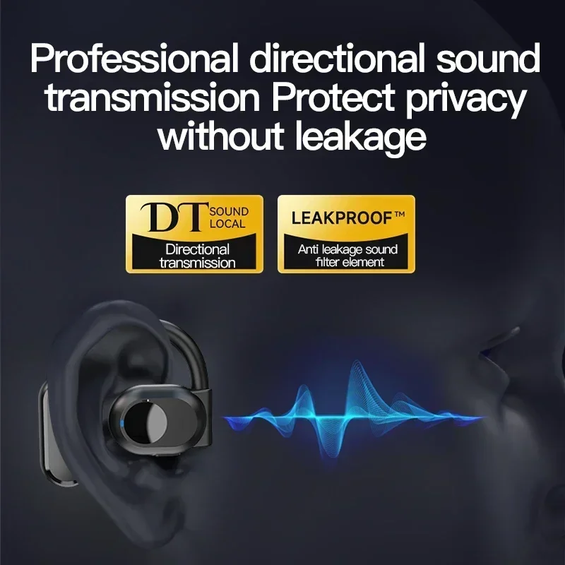 Wireless Bluetooth Headphones Air Conduction Earphones With Microphone Handsfree Noise Canceling Headset For Driving Audifonos thumbnail 2