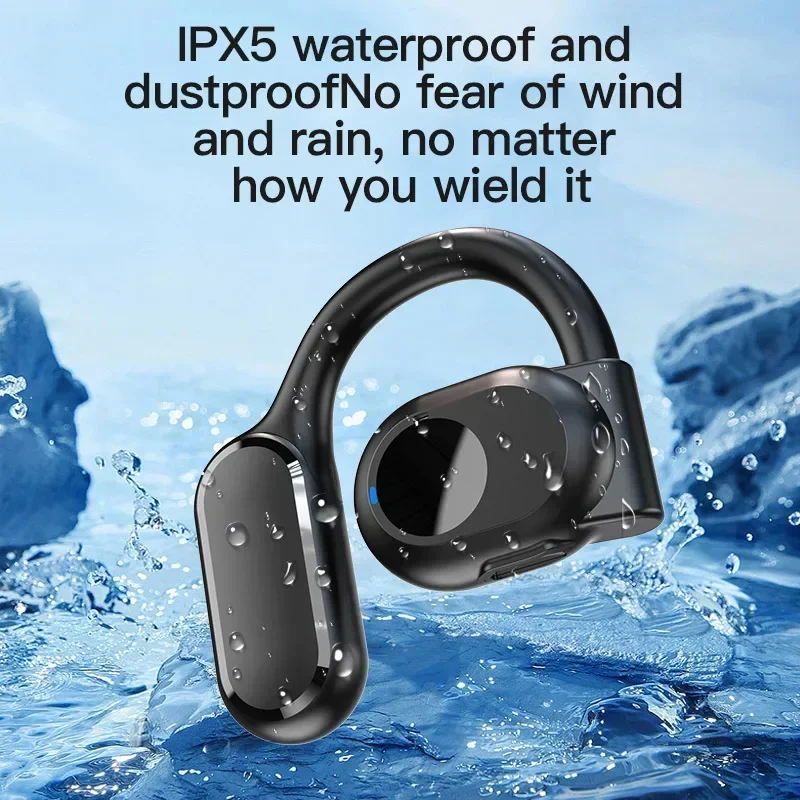 Wireless Bluetooth Headphones Air Conduction Earphones With Microphone Handsfree Noise Canceling Headset For Driving Audifonos thumbnail 3
