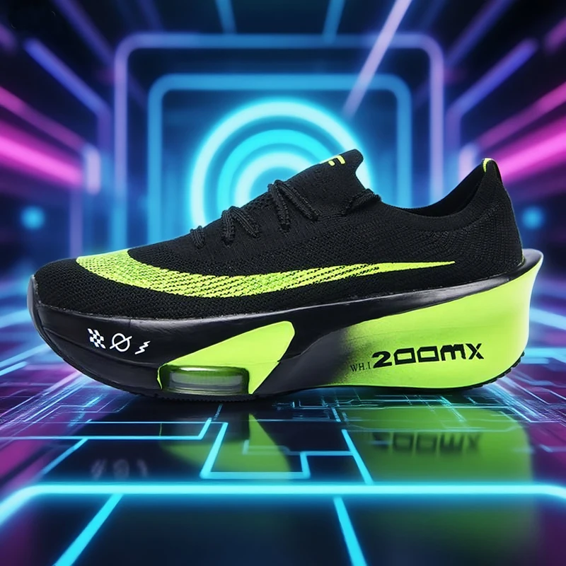 Men Running Shoes Anti Rollover Support Durable Sports Shoes Lightweight Anti Slip Women Professional Racing Running Shoes thumbnail 3