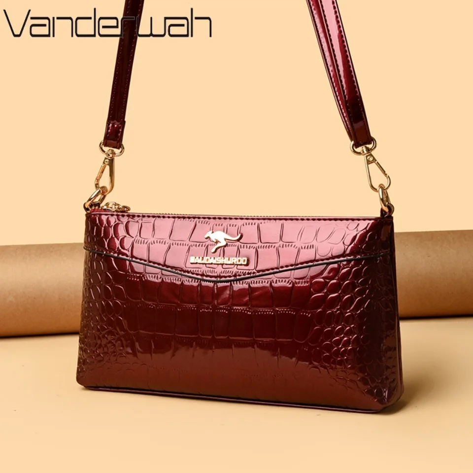 Genuine Brand Phone Coin Sac Luxury Handbags Women Bags Designer 2025 Female Patent Leather Shoulder Crossbody Messenger Bags