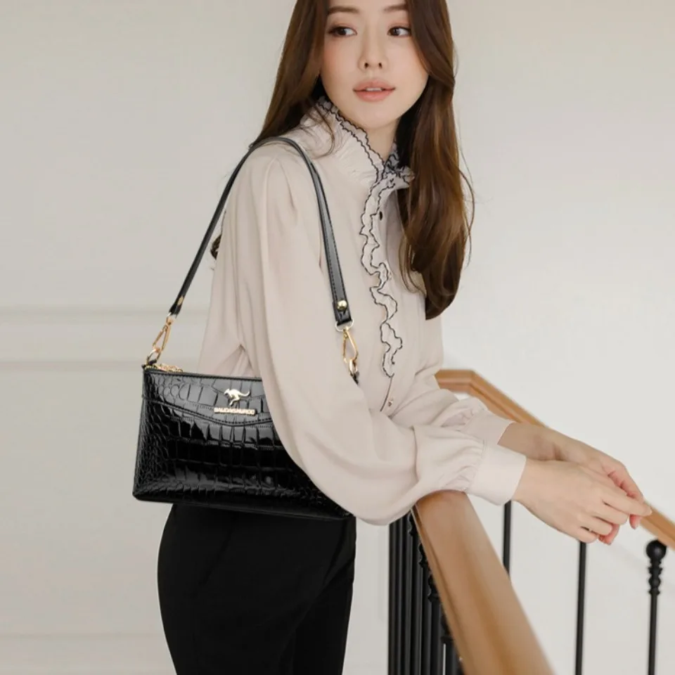 Genuine Brand Phone Coin Sac Luxury Handbags Women Bags Designer 2025 Female Patent Leather Shoulder Crossbody Messenger Bags thumbnail 4