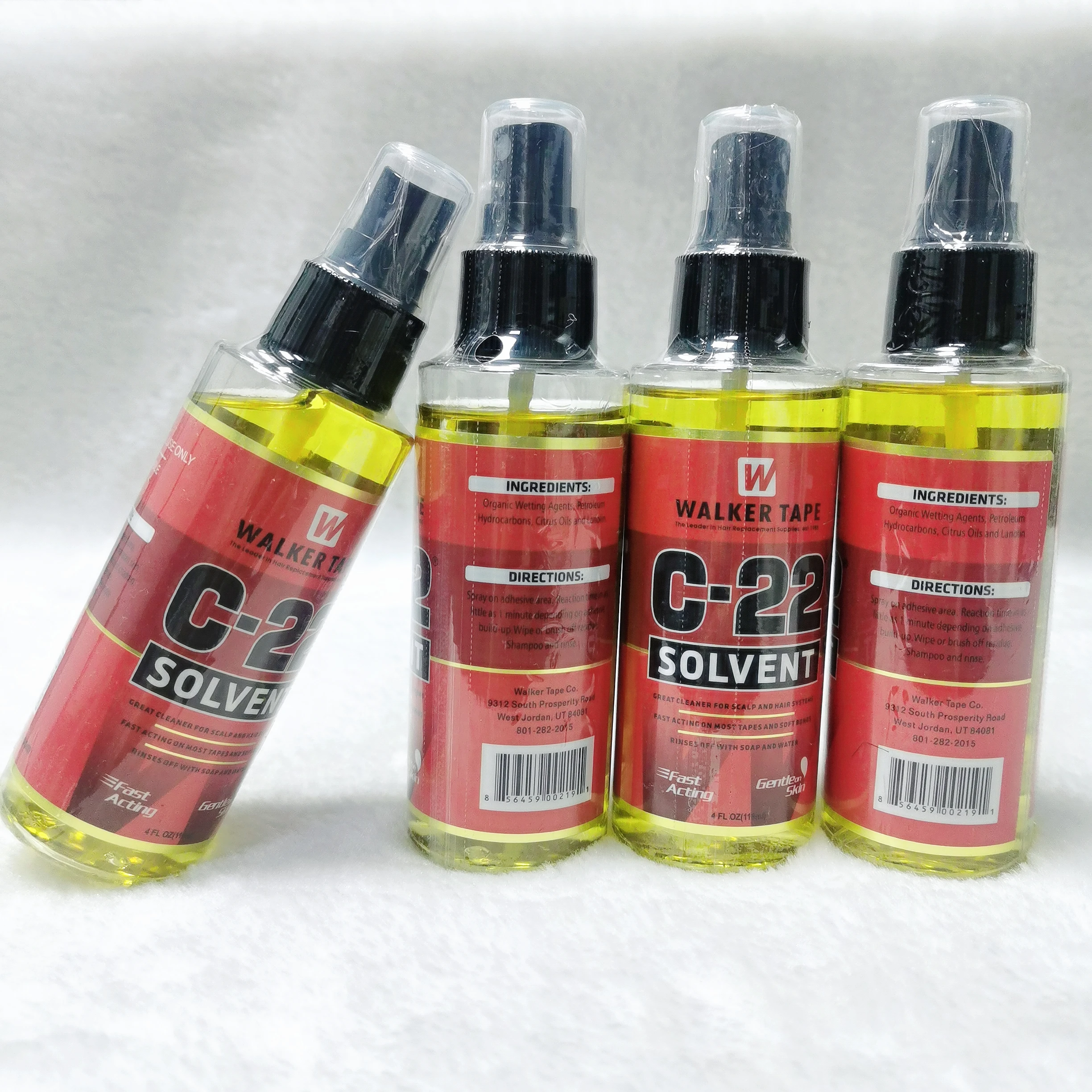 Wholesale  Walker Tape Ultra Hold Hair System Adhesive & 4oz 118ml C22 Solvent Wig Glue Remover for lace wigs toupee closure thumbnail 5