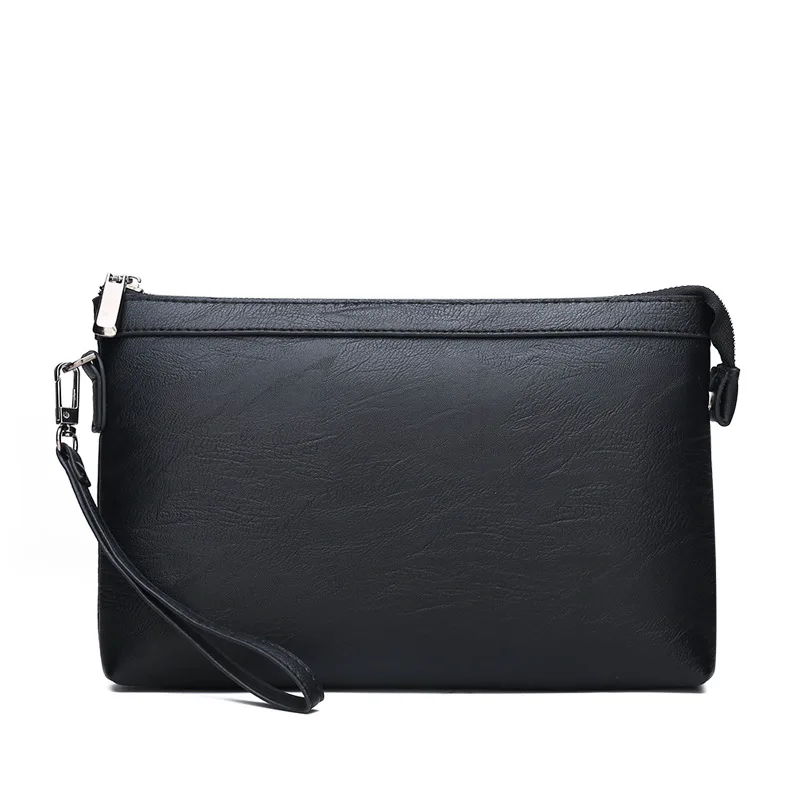 Fashion Brand Design Business Clutch Bag High Quality PU Leather Envelope Bags Casual Travel Men's Wallet Cell Phone Pocket thumbnail 6