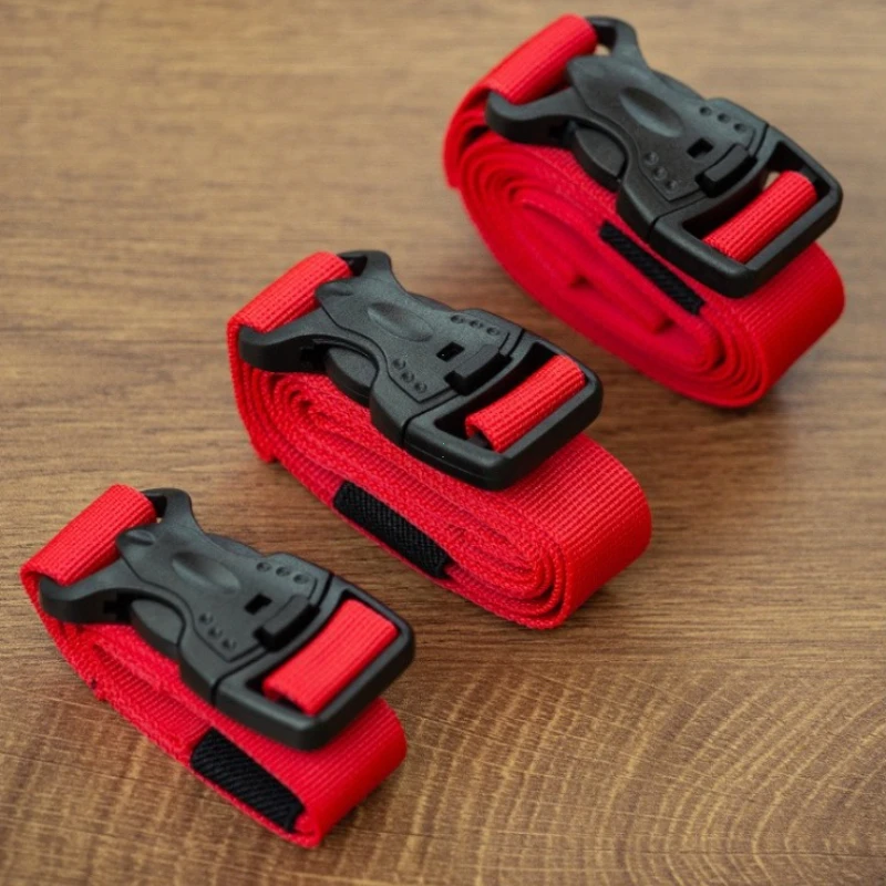4/2/1PCS Cargo Tie Luggage Lash Belt Strap Buckle Camping Nylon Travel Kits Buckle Tie-Down Belt Cargo Straps for Travel Camping thumbnail 4