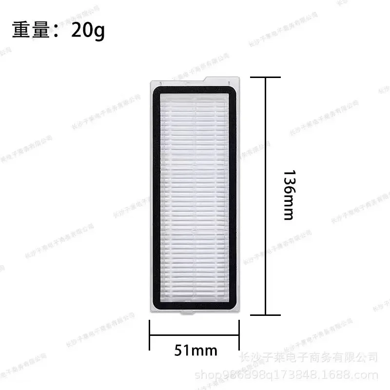 Roborock Qrevo L / QR 798 / QV 35A / QR 598 Robot Vacuum Cleaner Accessories Main Side Brush Hepa Filter Mop Cloth Dust Bag thumbnail 3