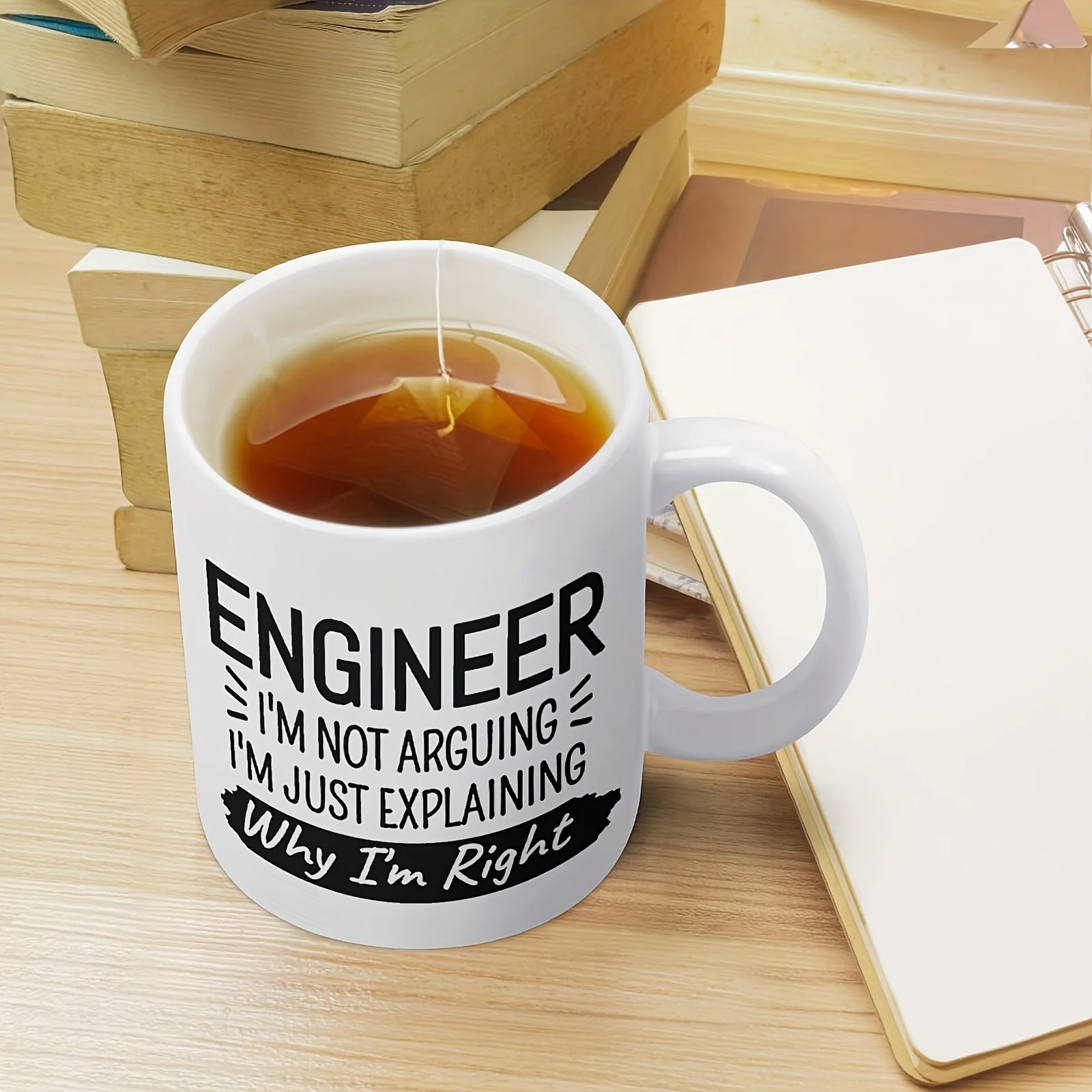Engineer Funny Mug: 11 Oz Ceramic Water Cup, Perfect for Office, Family Life, Party, and as Birthday and Holiday Gifts thumbnail 2