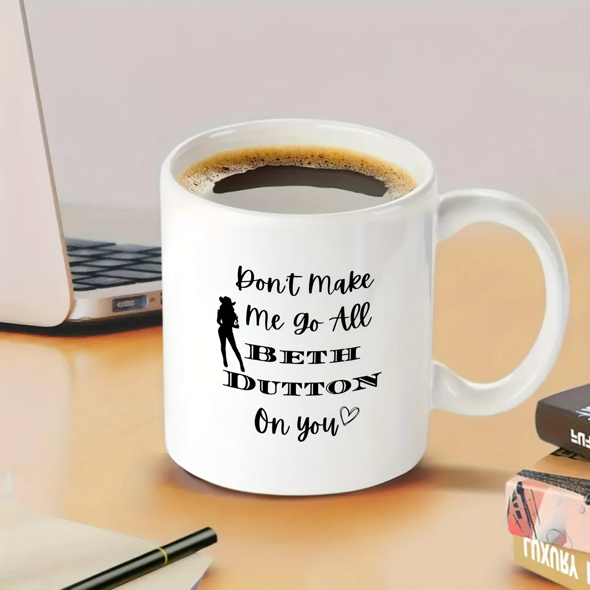 11oz Ceramic Yellowstone Mug: Don't Make Me Go All Beth Dutton On You thumbnail 2