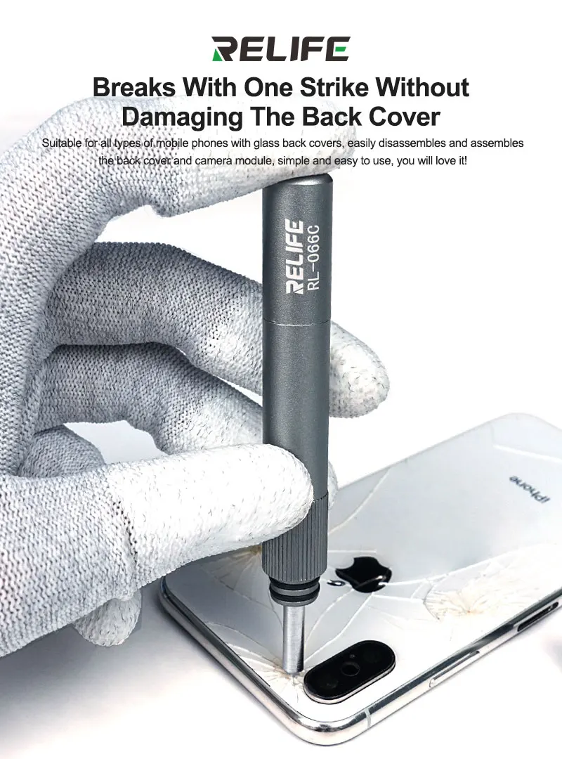 RL-066C Back Cover Glass Disassembly Tool for iPhone X Xs Max Xr 11 -16 Pro Max Repair Rear Housing Glass Remove Opening Tools thumbnail 3