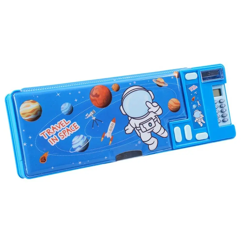 Double Layer Multi-Function Pencil Case Students Pencil Box With Calculator/Pencil Sharpener Large Capacity Stationery Box thumbnail 5