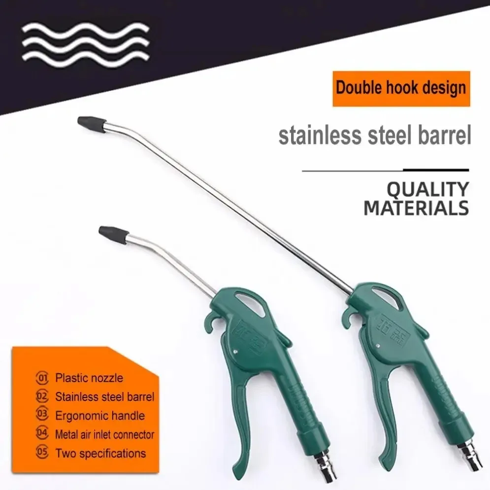 TUOSEN Pneumatic Air Blow Gun Pistol Trigger Cleaner Compressor Dust Blower Nozzle Pneumatic Spray Gun Cleaning Tool for Car thumbnail 2