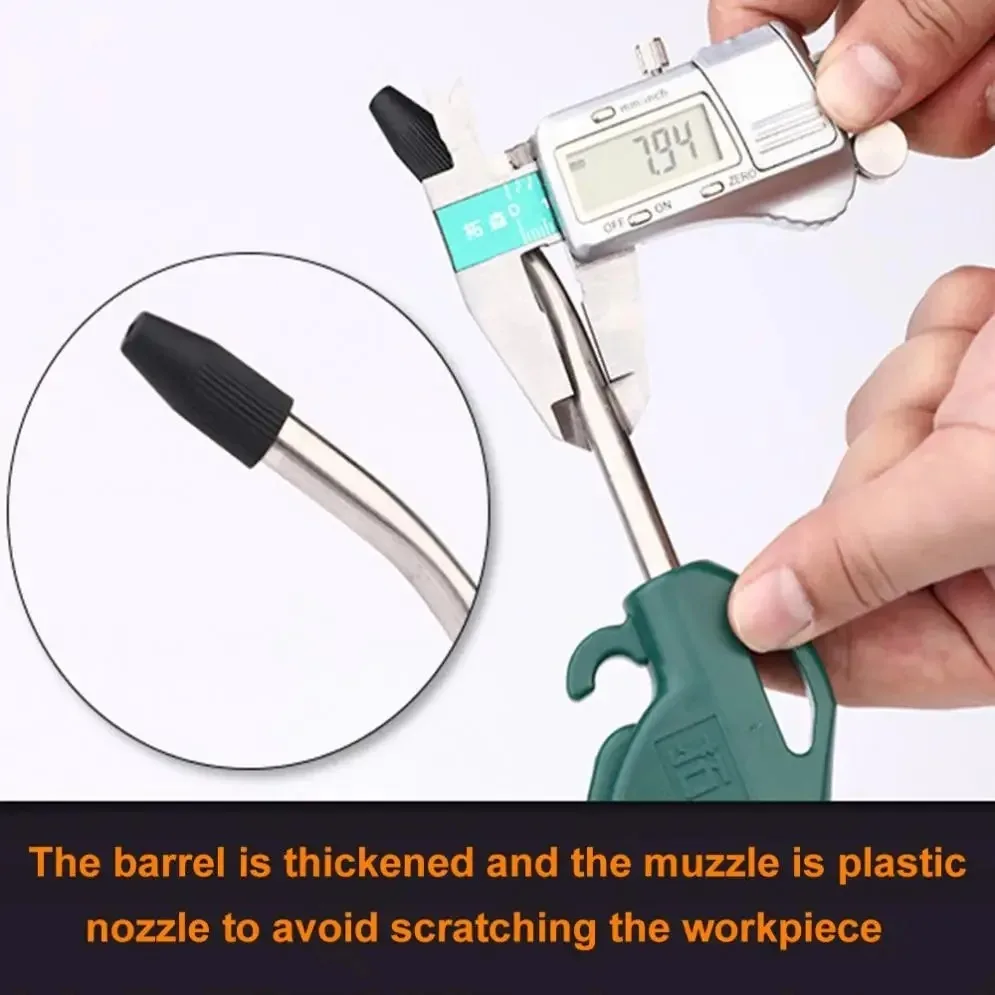 TUOSEN Pneumatic Air Blow Gun Pistol Trigger Cleaner Compressor Dust Blower Nozzle Pneumatic Spray Gun Cleaning Tool for Car thumbnail 3
