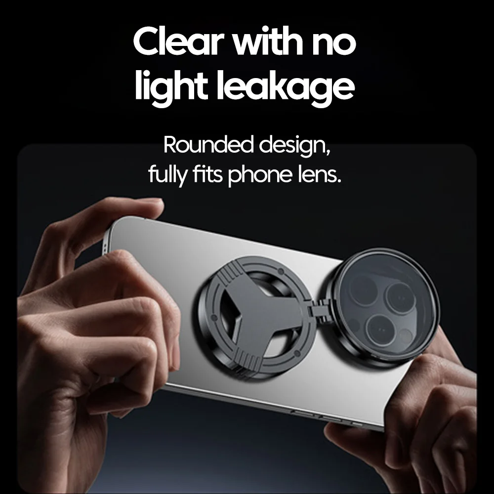 Magnetic Phone Lens Filter Kit Phone Clip Universal 52mm CPL Polarizer Filter Magnetic Holder for Vlog Filter Stand Bracket thumbnail 6