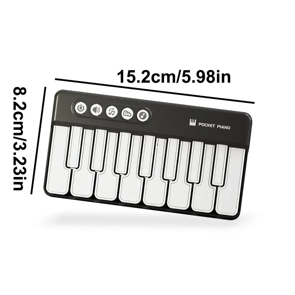 Portable Rainbow Lights Kids Mini Piano Toy Interactive Beginner Learning Piano Keyboard Electronic Piano Birthday Gift thumbnail 6