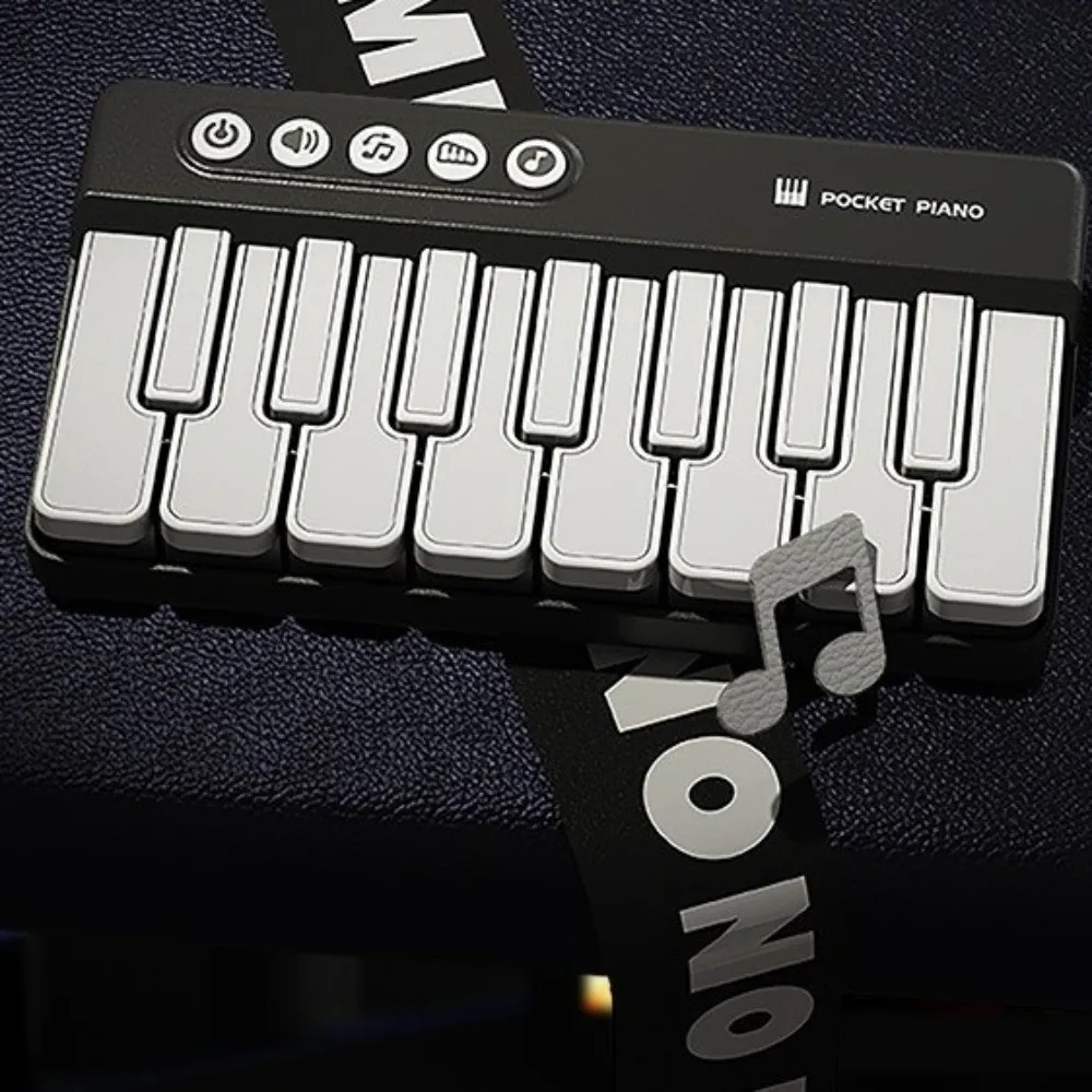 Portable Rainbow Lights Kids Mini Piano Toy Interactive Beginner Learning Piano Keyboard Electronic Piano Birthday Gift thumbnail 2