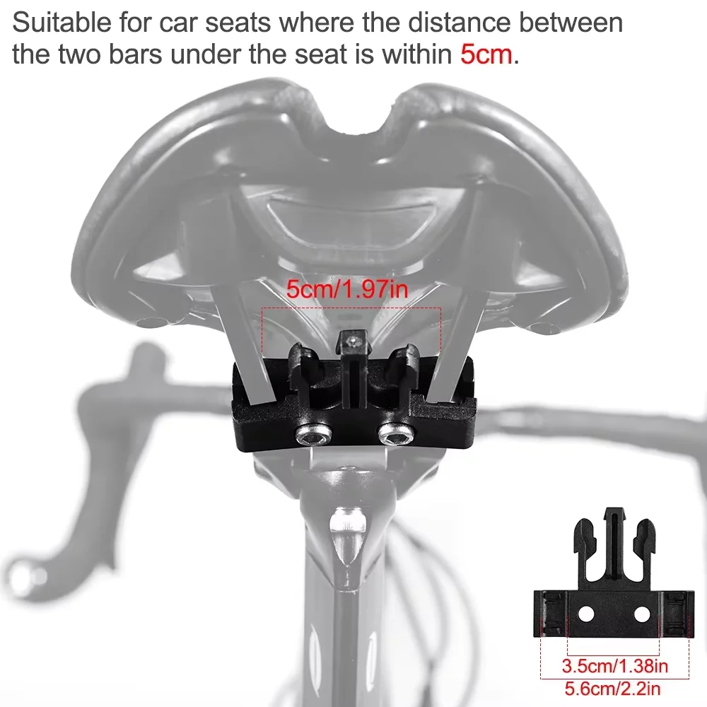 NEWBOLER 1.5L/2.5L Waterproof Bicycle Saddle Bag MTB Road Bike Saddlebags Reflective Striped Bicycle Tool Bag MTB Accessories thumbnail 3