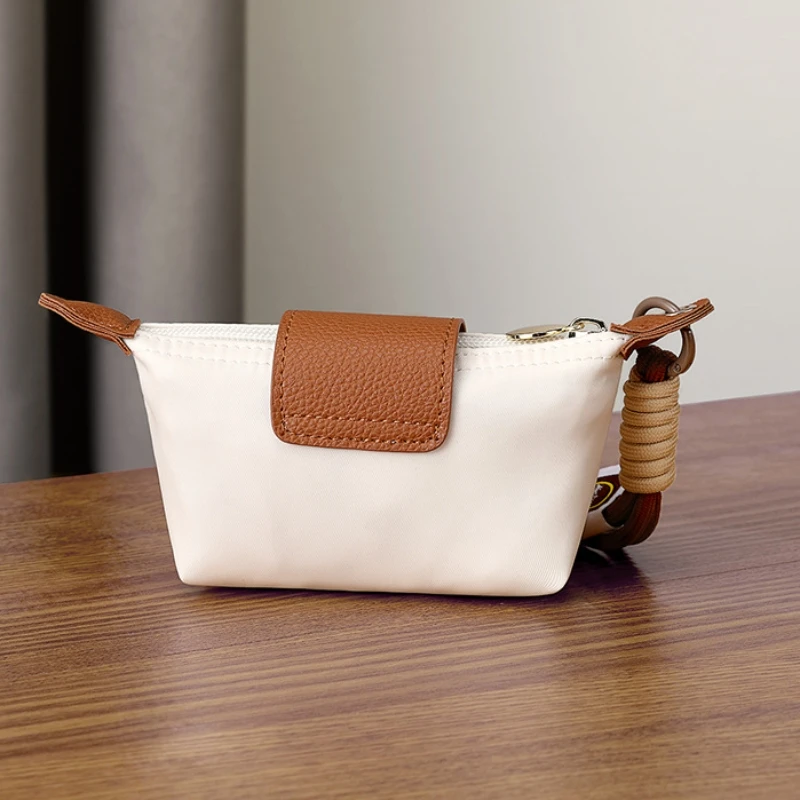 Portable Large Capacity Coin Purse Wrist Strap Keychain Travel Wallet Women Zipper Mini Cosmetic Bag Girls Bank Card Key Bag thumbnail 4