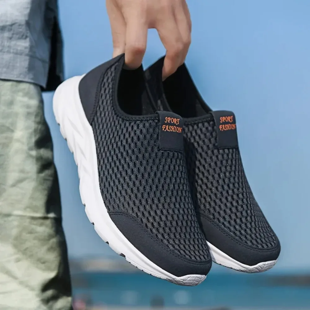 2025 New Shoes Men Loafers Light Walking Breathable Summer Comfortable Casual Shoes Men Sneakers Zapatillas Hombre Plus thumbnail 5