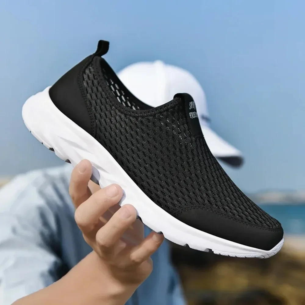2025 New Shoes Men Loafers Light Walking Breathable Summer Comfortable Casual Shoes Men Sneakers Zapatillas Hombre Plus thumbnail 3