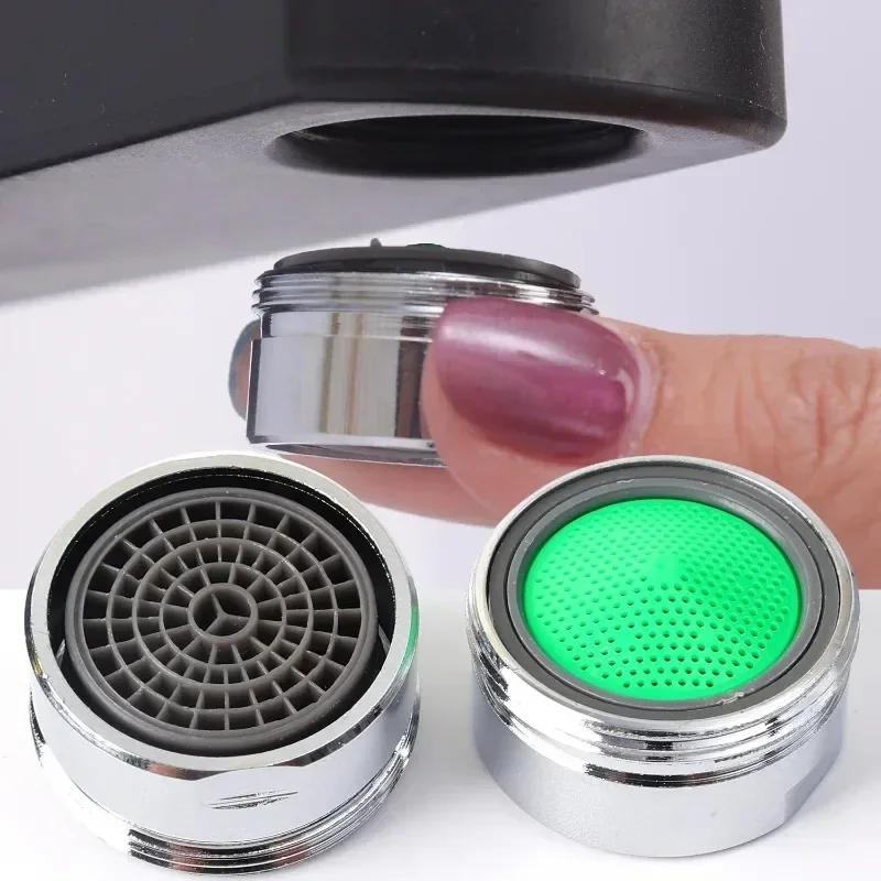 1/20PCS 10pcs Water Saving Faucet Aerator Replaceable Filter Mixed Nozzle M24 24mm Thread Bathroom Faucet Bubbler Accessories thumbnail 3
