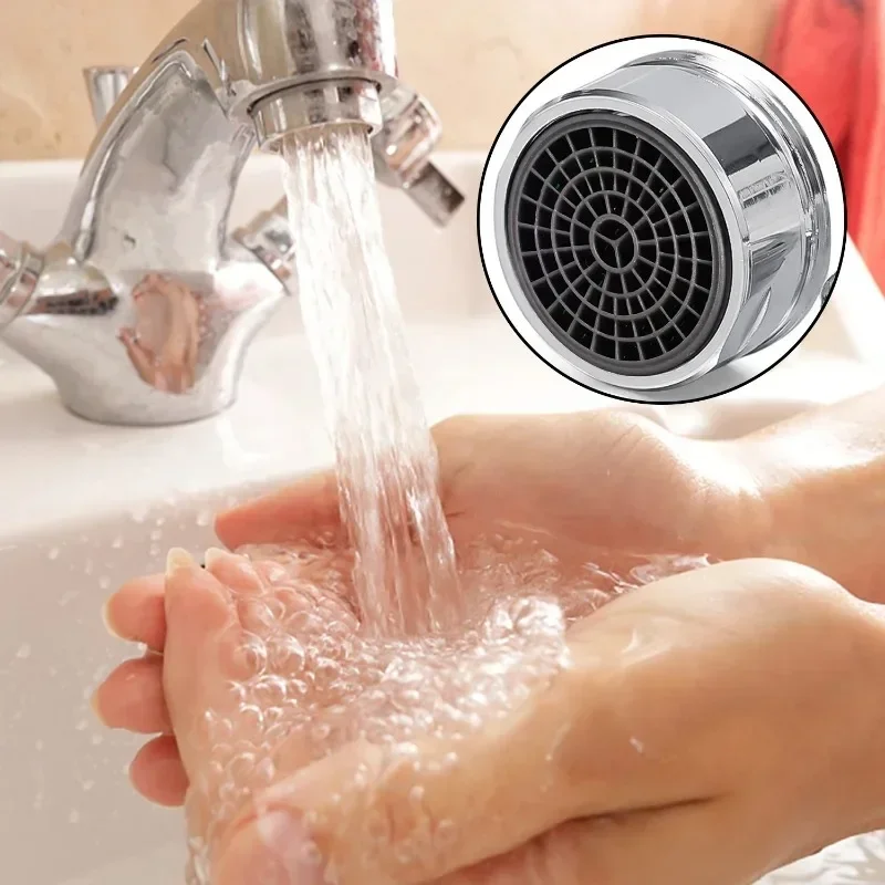 1/20PCS 10pcs Water Saving Faucet Aerator Replaceable Filter Mixed Nozzle M24 24mm Thread Bathroom Faucet Bubbler Accessories thumbnail 4