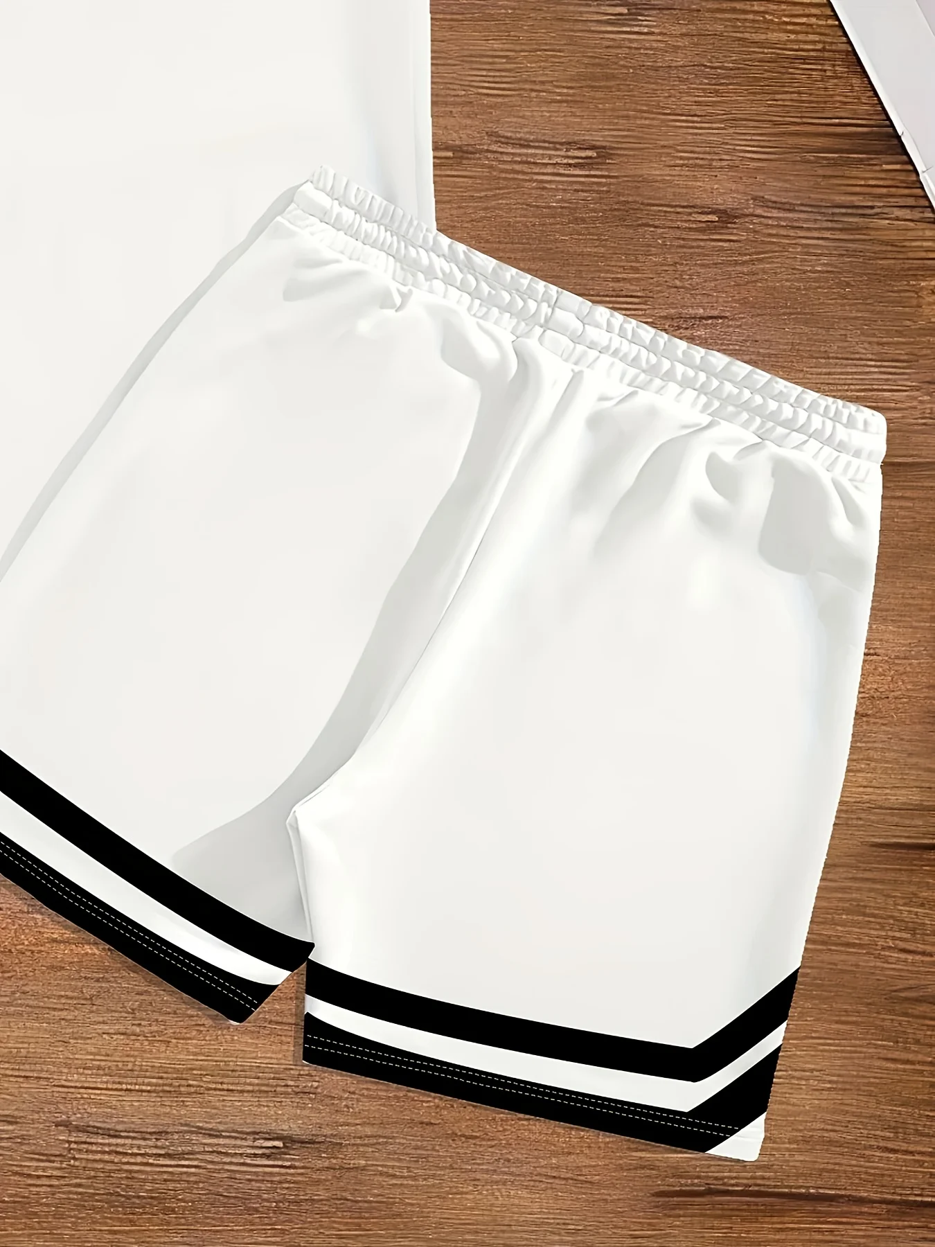 Fashionable Men's Summer Gothic Letter Printed Comfortable Breathable Round Neck T-shirt Shorts Set Outdoor Casual Clothing thumbnail 4