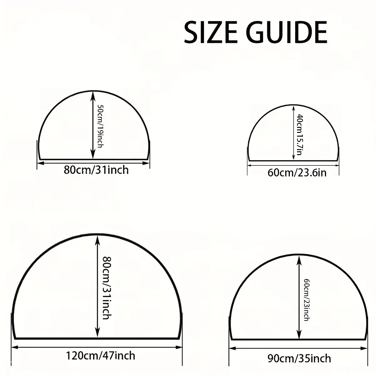 VIKAMA Modern Simple Entry Door Mat Semi-circular Non-slip Dirty Resistant Entryway Foot Mat Kitchen Carpet Home Decoration thumbnail 6