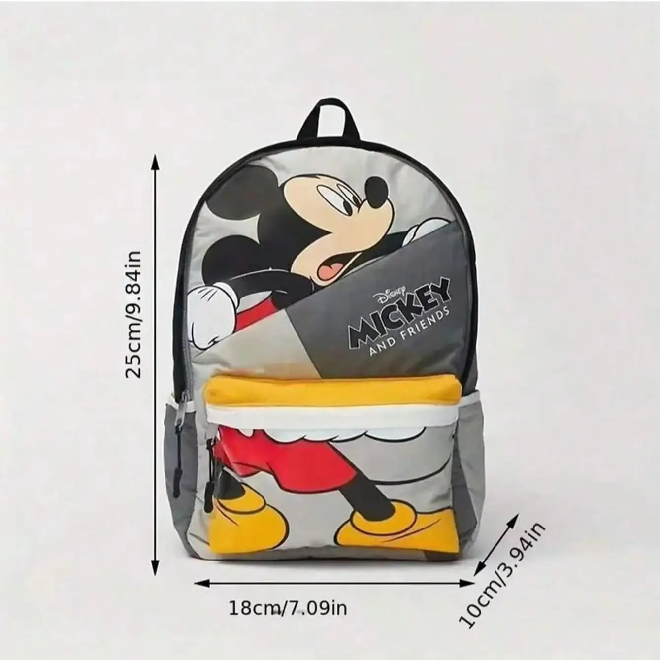 Disney Cartoon Mickey New Children's Fashion Backpack Girls School Bag Casual Cartoon Men and Women Cute Fashion Backpack thumbnail 2