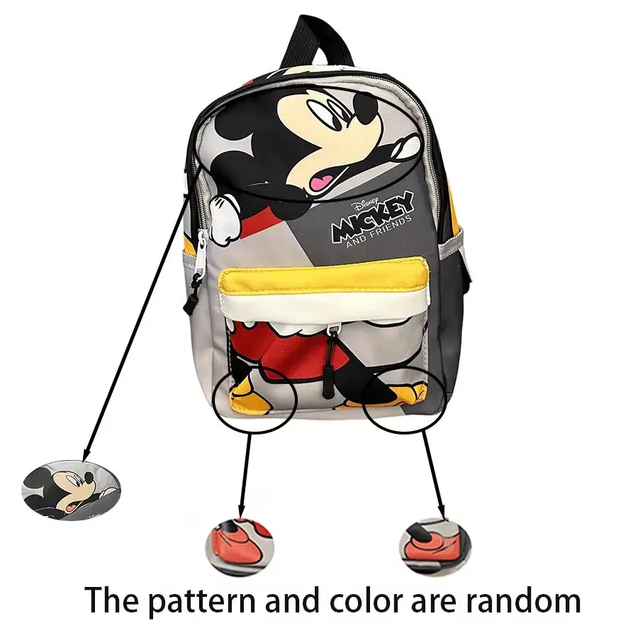 Disney Cartoon Mickey New Children's Fashion Backpack Girls School Bag Casual Cartoon Men and Women Cute Fashion Backpack thumbnail 6