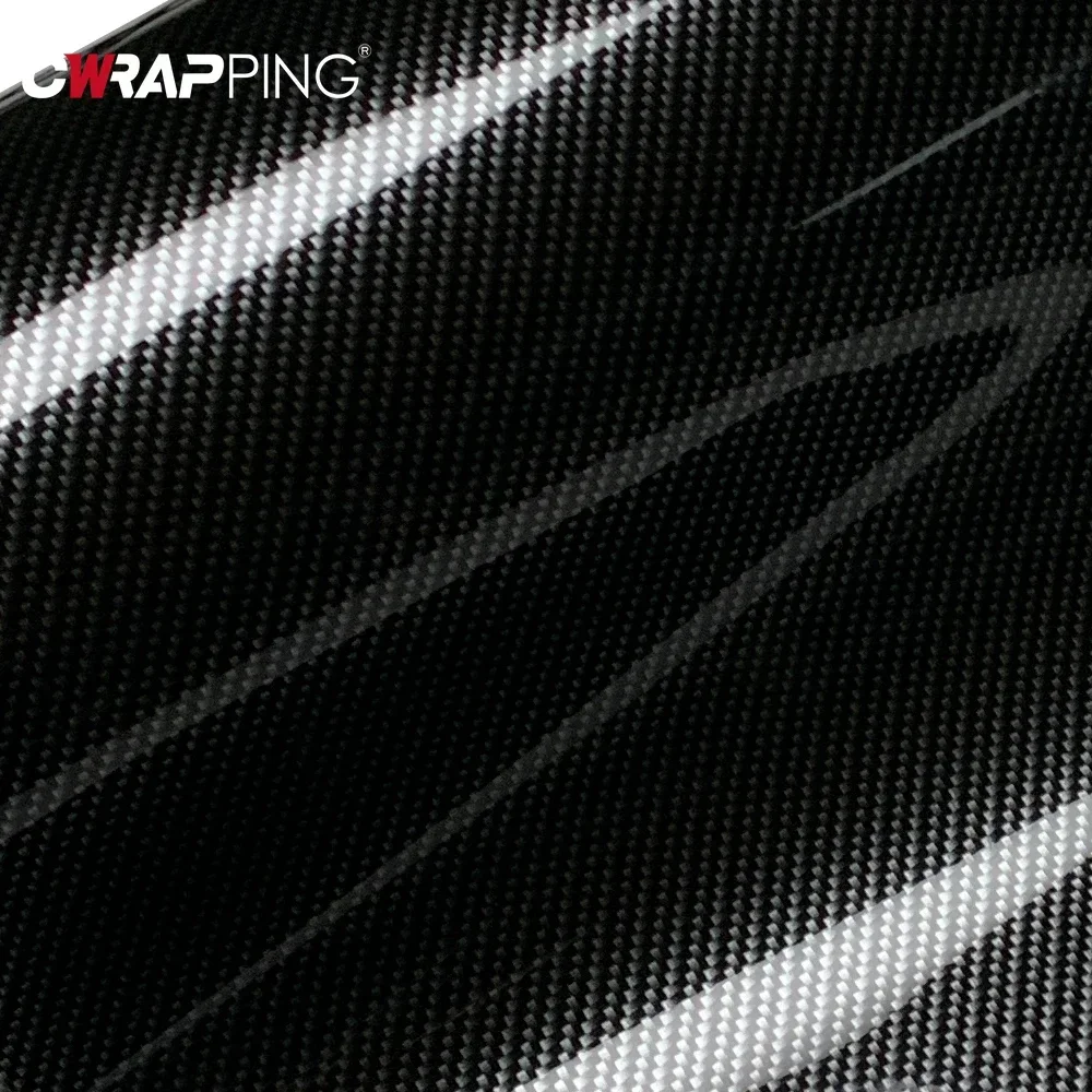 Carbon Fiber Matte Glossy Black Car Vinyl Wrap Waterproof Self-Adhesive Stickers Motorcycle Laptop Phone for Car Accessories thumbnail 6