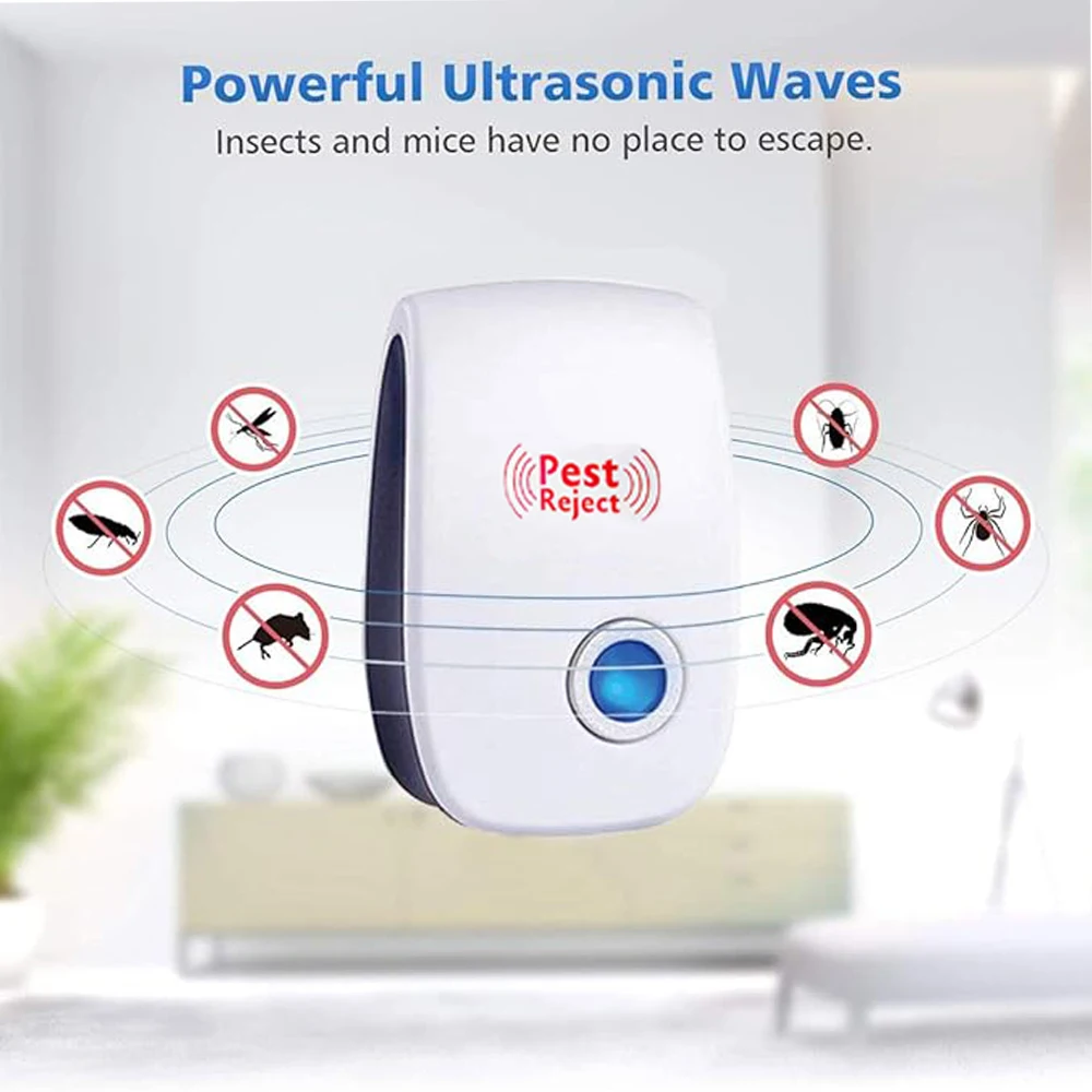 Mosquito Killer Repellent Ultrasonic Rat Destruction Pest Control Safe Effective For Home Garden Indoor Outdoor Insect Repeller thumbnail 2