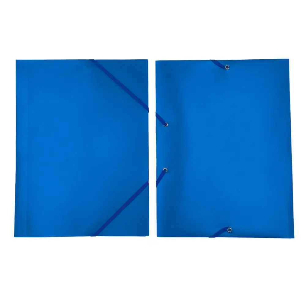 New Plastic A4 File Folder Expandable Large Capacity File Case Elastic Strap Design File Bag School Office thumbnail 3