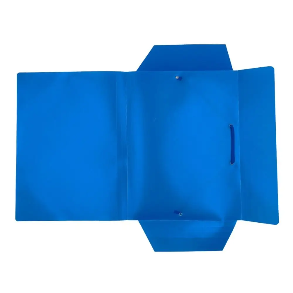 New Plastic A4 File Folder Expandable Large Capacity File Case Elastic Strap Design File Bag School Office thumbnail 5