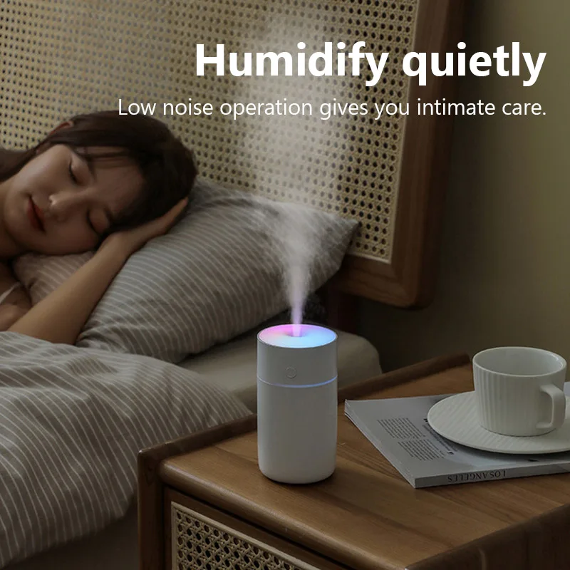 Wireless Portable Air Humidifier USB Rechargeable  Home Car Mini Aroma Diffuser Colorful Essential Oil humidificador Mist Maker thumbnail 3