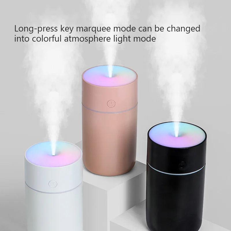 Wireless Portable Air Humidifier USB Rechargeable  Home Car Mini Aroma Diffuser Colorful Essential Oil humidificador Mist Maker thumbnail 6