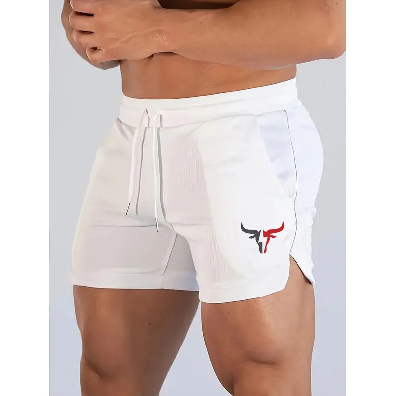 2025 Fitness Shorts Men's Running Fitness Training Quick drying Swimming Pants Beach Pants thumbnail 3